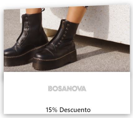 bosanova descuento estudiante zapatillas